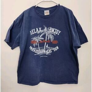 Yacht club Coronado, CA Destination Suviner T-shirt Adult 2XL Blue 1147